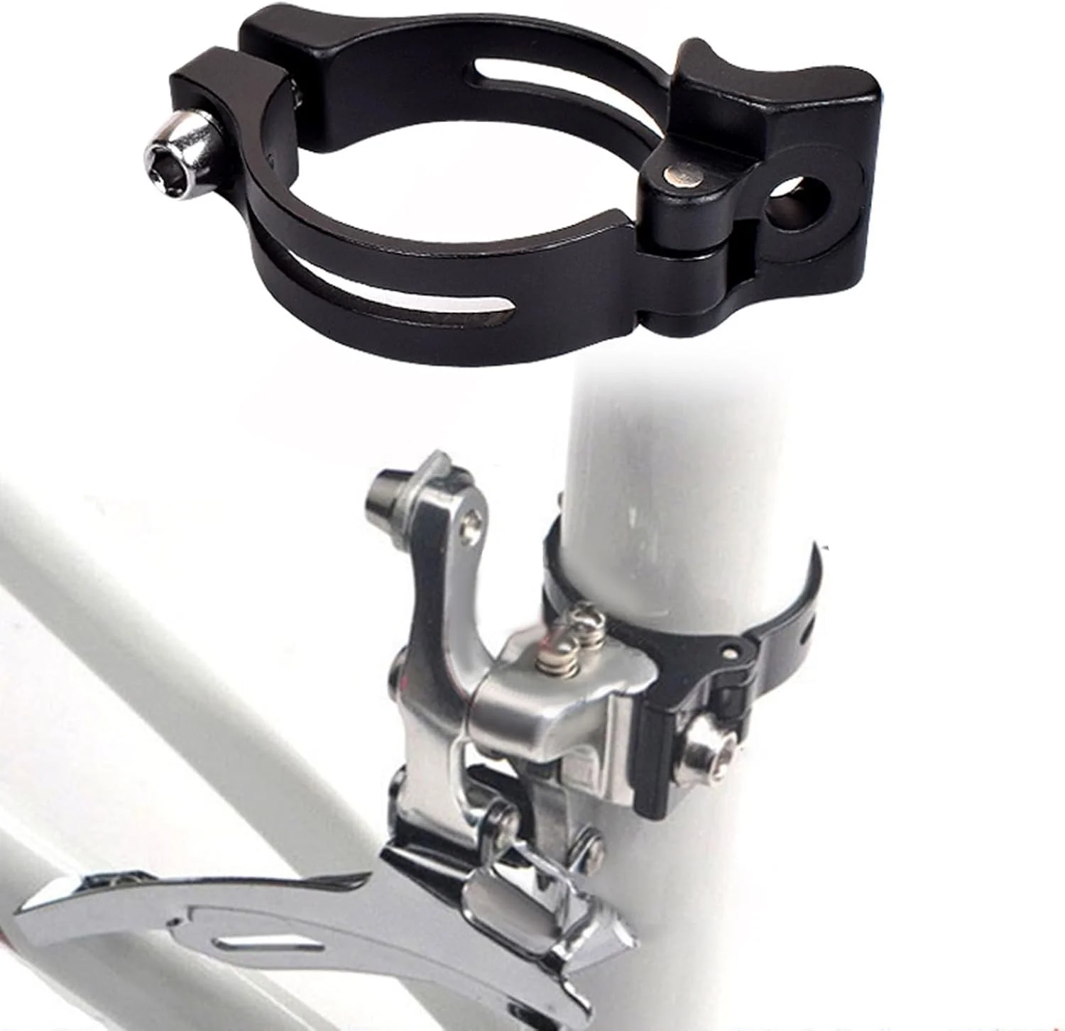 گیره طبق عوض کن جلو دوچرخه چند مدله، مناسب برای رفت و آمدهای طولانی و فریم های مختلف