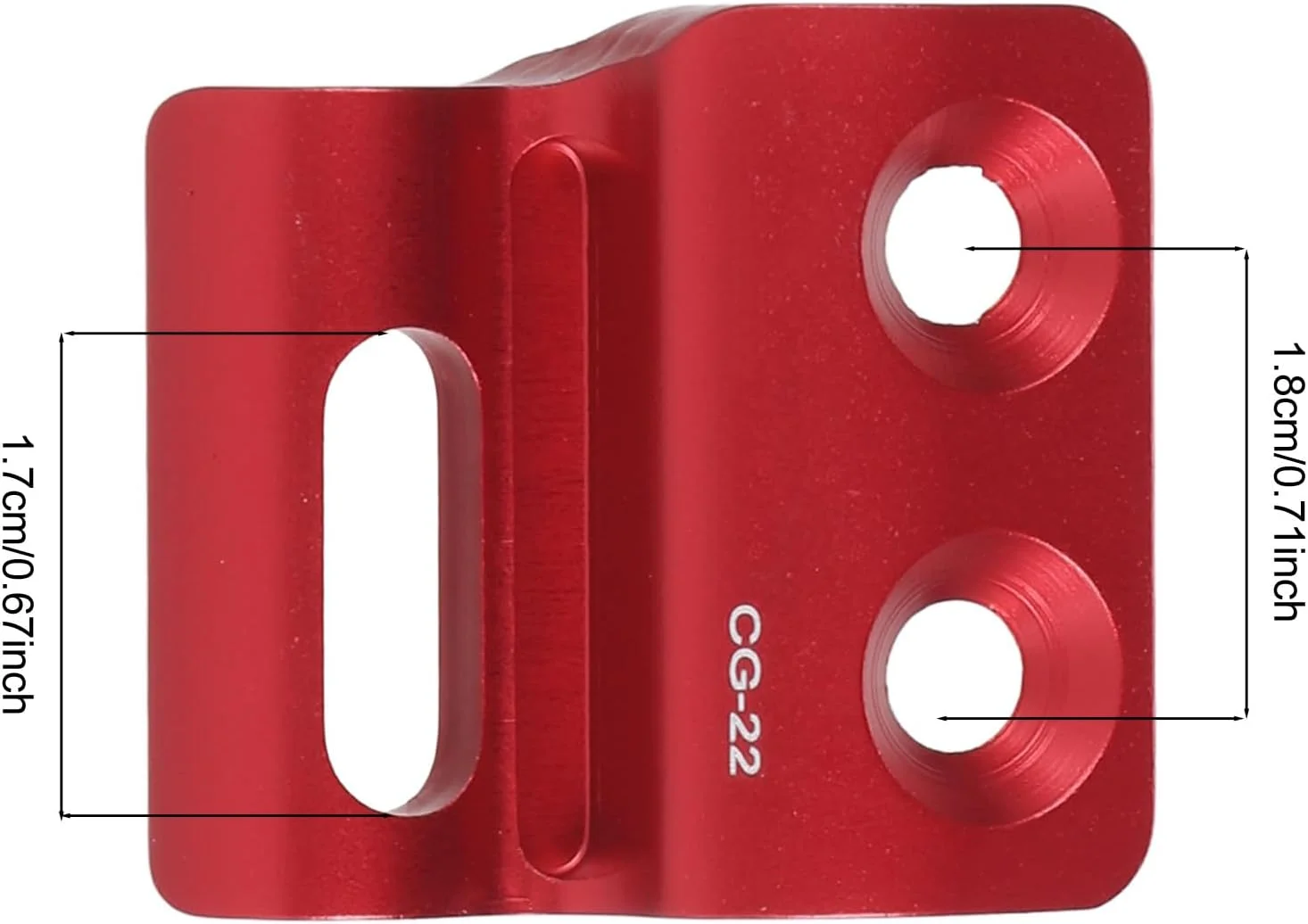 آویز شانژمان جلو دوچرخه، ماشینکاری CNC آلومینیومی با پوشش اکسید آندی، آویز شانژمان جلو دوچرخه کورسی برای لوازم جانبی، آلیاژ آلومینیوم AL7075