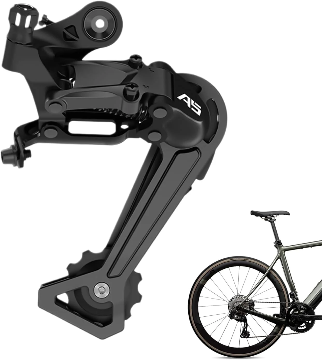 شانژمان دوچرخه کوهستان | شانژمان عقب 9 سرعته - تعویض دنده برای دوچرخه سواران مبتدی جوانان و بزرگسالان، مناسب برای دوچرخه سواری جاده، کوهستان و فضای باز