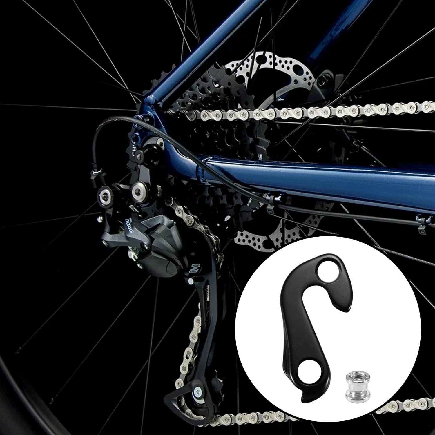 گوشواره شانژمان برای ترک FX، Dual Sport، Verve، Allant، Lync، Neko، CrossRip، PDX، Transport و غیره | قطعه جایگزین آلیاژ آلومینیوم برای دوچرخه های کوهستانی، دوچرخه های جاده ای و MTB مدل #301608