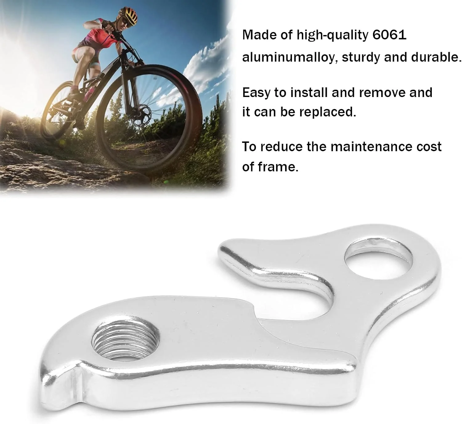 آویز شانژمان دوچرخه کوهستان، آویز شانژمان بادوام و کاربردی برای اتصال فریم و شانژمان عقب، مناسب برای لوازم جانبی فریم