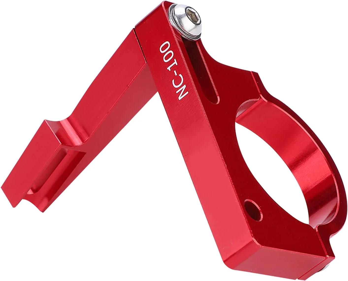 آداپتور گیره شانژمان جلو قابل تنظیم دوماری، آلیاژ آلومینیوم ضد زنگ سبک وزن مقاوم در برابر سایش، قطعه دوچرخه، طراحی انسانی راحت تر