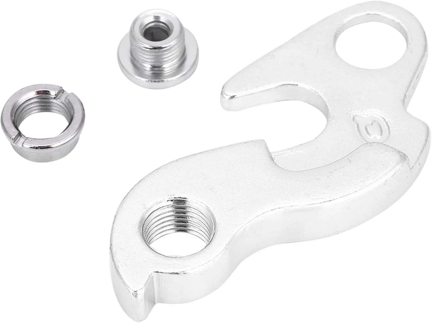 قلاب دم دوچرخه Domary، آویز شانژمان دنده عقب آلیاژ آلومینیوم، فریم Dropout، همراه با پیچ، مناسب برای اکثر دوچرخه ها، محافظت خوب، نصب آسان، 1 عدد (289)