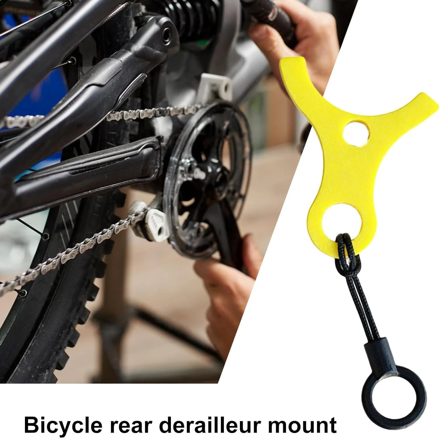 ابزار تنظیم شانژمان دوچرخه - ابزار تنظیم شانژمان عقب دوچرخه - برای تعویض زنجیر، مناسب دوچرخه سواری کوهستانی و جاده ای