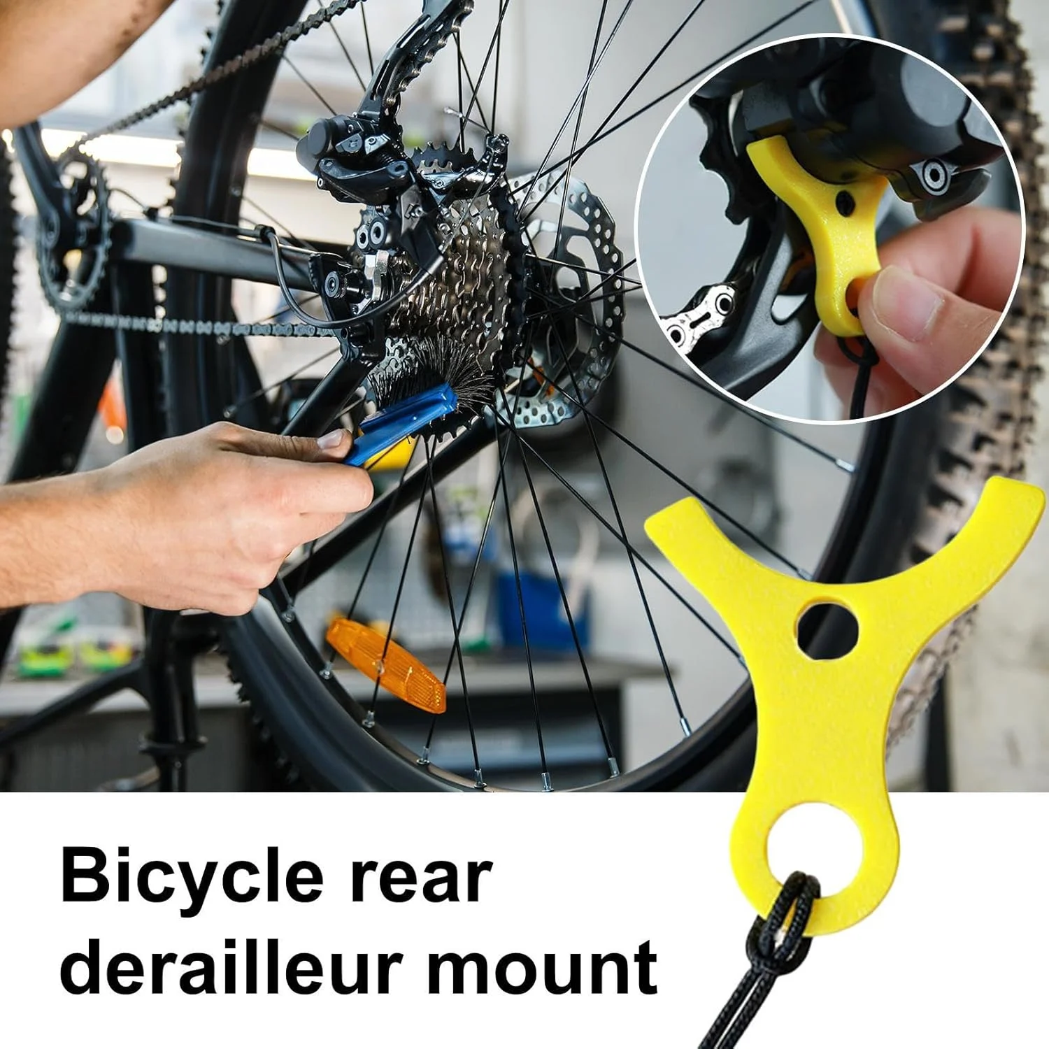ابزار تعمیر شانژمان عقب دوچرخه، نگهدارنده گیره | ابزار تنظیم شانژمان دوچرخه، برای تعویض زنجیر، دوچرخه سواری کوهستانی و جاده