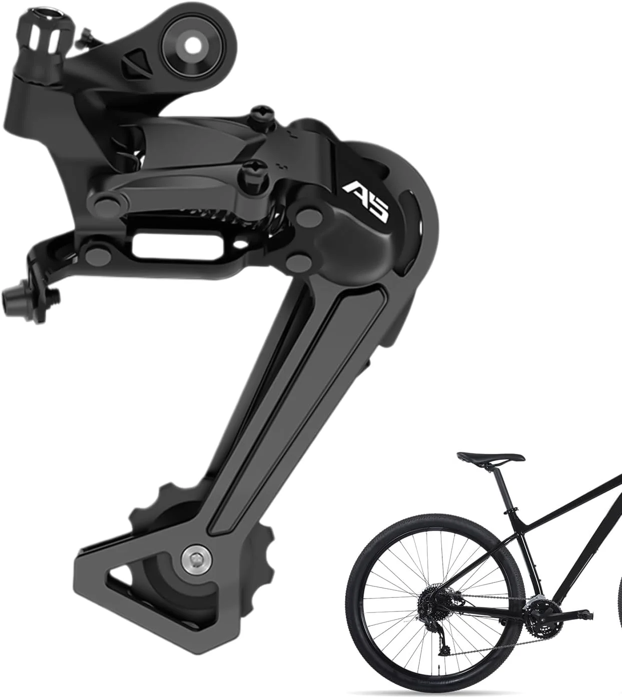 شانژمان دوچرخه | شانژمان عقب دوچرخه 9 سرعته | تعویض دنده برای دوچرخه سواران مبتدی جوان و بزرگسال، مناسب برای دوچرخه سواری جاده، کوهستان و فضای باز