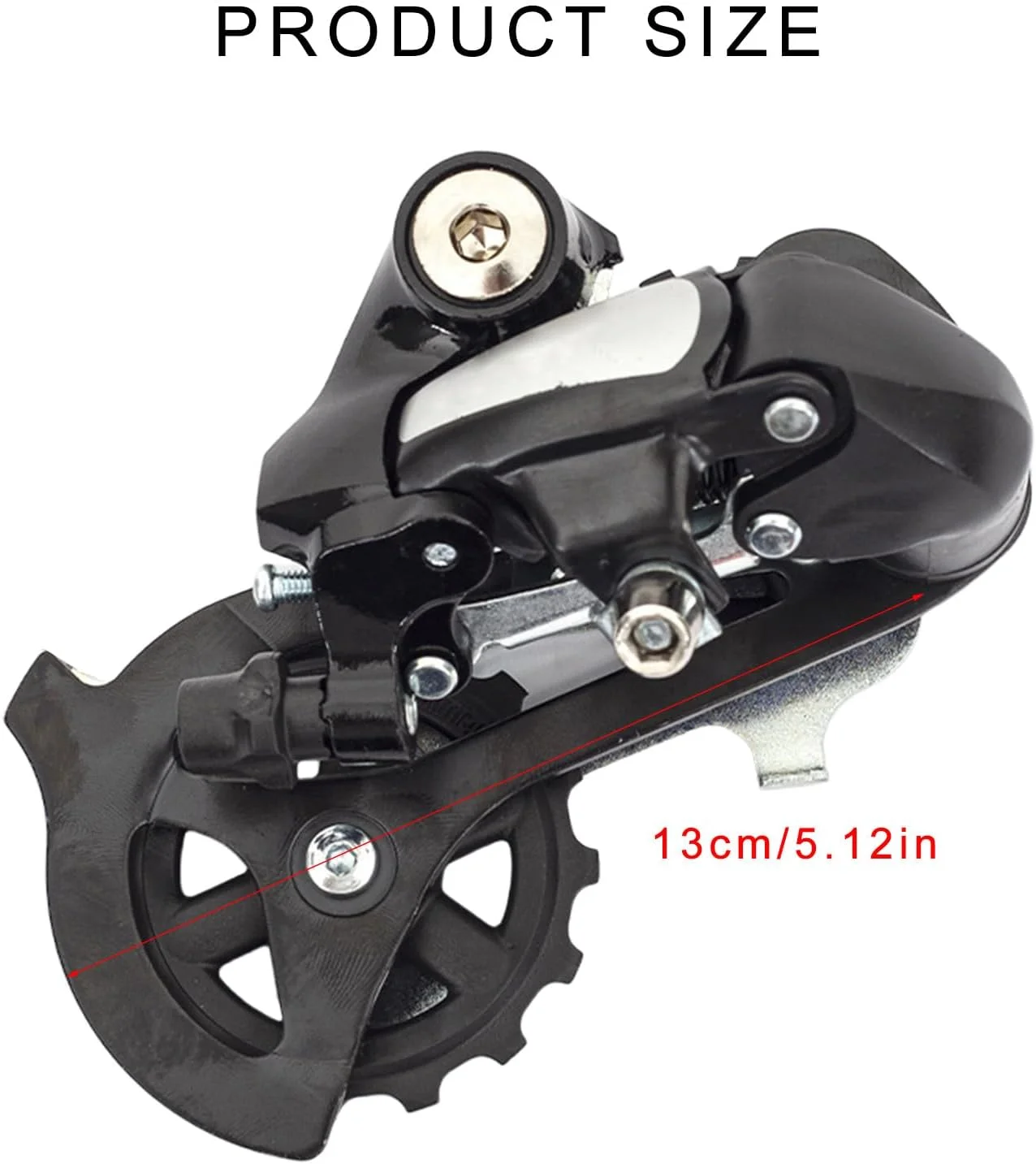 شانژمان عقب دوچرخه 6/7/8/9 سرعته مناسب برای دوچرخه تاشو، دوچرخه کوهستان، اتصال مستقیم، چرخ دوچرخه مشکی