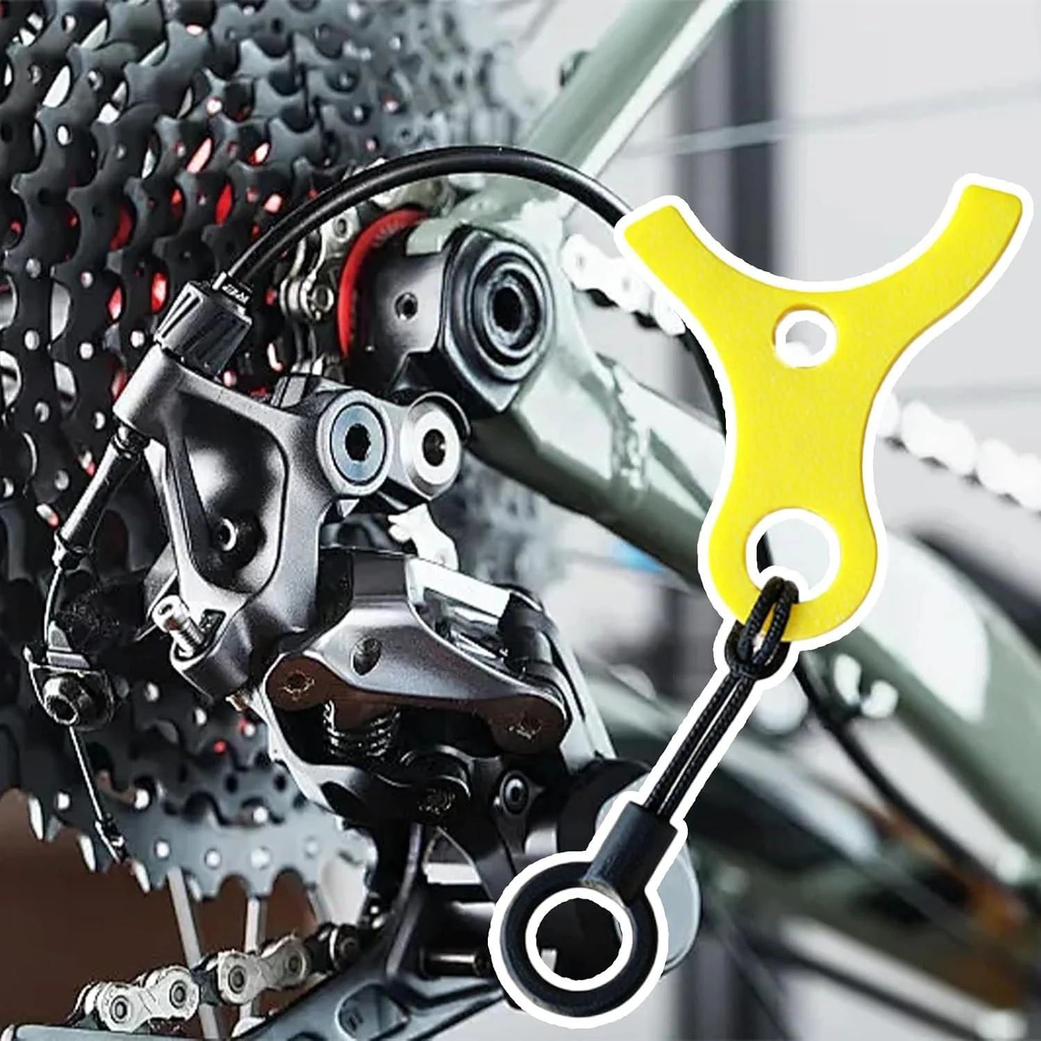 ابزار تعمیر شانژمان دوچرخه، سفت کننده لوازم جانبی، سفت کننده شانژمان دوچرخه - برای تعویض زنجیر، دوچرخه سواری کوهستانی و جاده ای