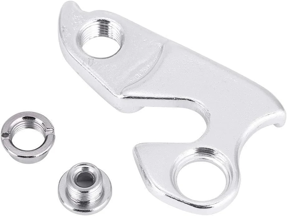 قلاب آویز شانژمان دنده عقب آلیاژ آلومینیوم، آویز دم دوچرخه بادوام با پیچ، بافت صاف برای دوچرخه سواران، مناسب برای نگهداری اکثر دوچرخه ها (009)