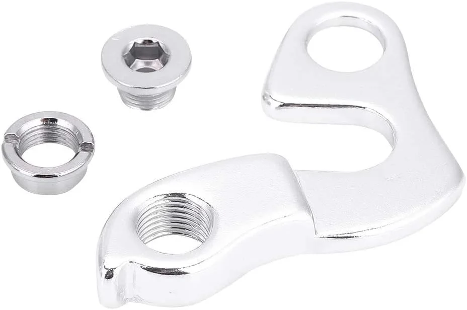 قلاب آویز شانژمان دنده عقب آلیاژ آلومینیوم، صاف به همراه مجموعه پیچ، آویز دم دوچرخه برای دوچرخه سواران (003)