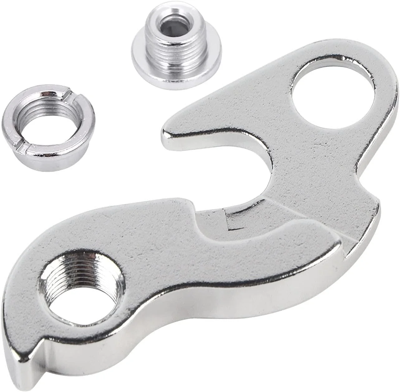 قلاب آویز شانژمان دنده عقب آلیاژ آلومینیوم، صاف به همراه مجموعه پیچ، آویز دم دوچرخه برای دوچرخه سواران (002)