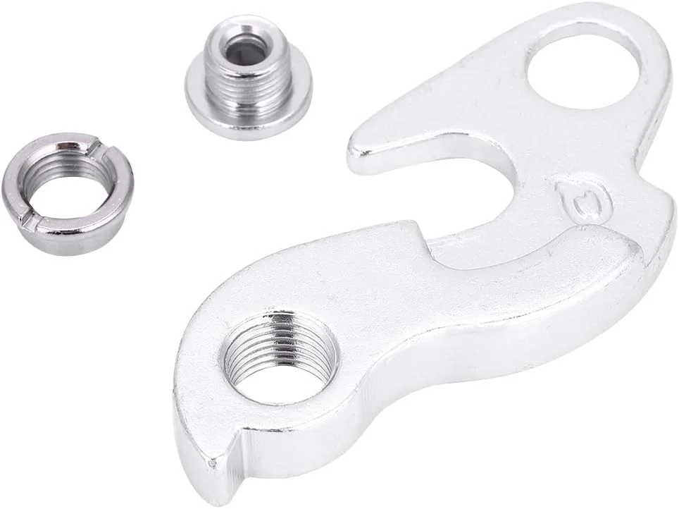 قلاب آویز شانژمان دنده عقب آلیاژ آلومینیوم، صاف به همراه مجموعه پیچ، آویز دم دوچرخه سواری (289)