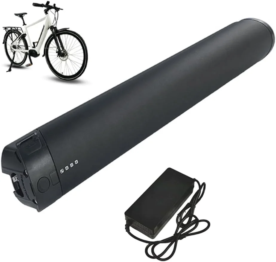 بسته باتری لیتیوم-یونی تاشو دوچرخه برقی 36 ولت 8 آمپر ساعت 10 آمپر ساعت 13 آمپر ساعت 14 آمپر ساعت، باتری های لیتیوم-یونی 504Wh جایگزین لوله پایین با BMS و شارژر برای موتور دوچرخه برقی