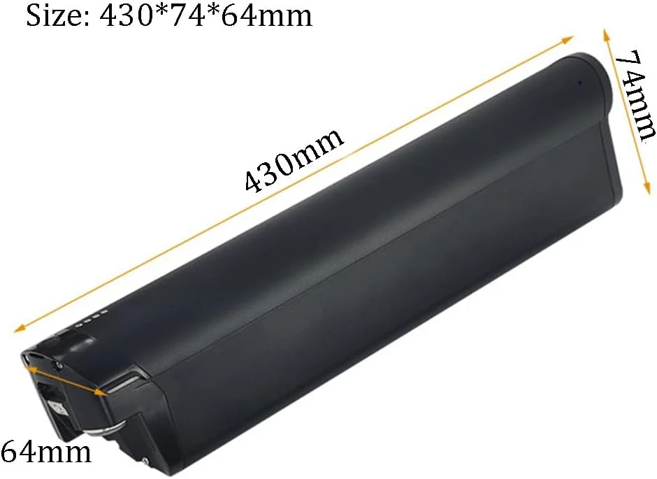 بسته باتری لیتیوم-یونی تاشو دوچرخه برقی 36 ولت 8 آمپر ساعت 10 آمپر ساعت 13 آمپر ساعت 14 آمپر ساعت، باتری های لیتیوم-یونی 504Wh جایگزین لوله پایین با BMS و شارژر برای موتور دوچرخه برقی