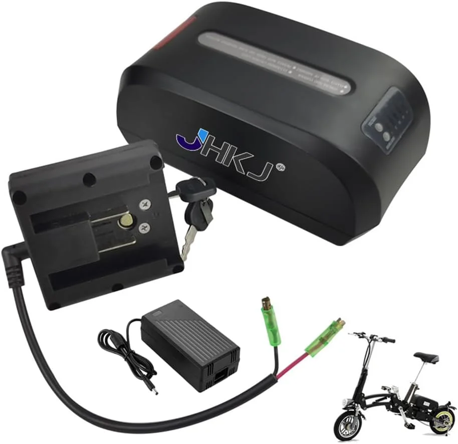 باتری لیتیومی صندلی دوچرخه برقی 24 ولت 13 آمپر ساعت، 15 آمپر ساعت، 17.5 آمپر ساعت، باتری ویلچر برقی 48 ولت 36 ولت 10.4 آمپر ساعت 14 آمپر ساعت تاشو با شارژر، 24 ولت 17.5 آمپر ساعت