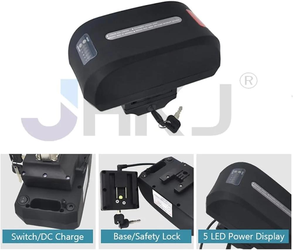 باتری لیتیومی صندلی دوچرخه برقی 24 ولت 13 آمپر ساعت، 15 آمپر ساعت، 17.5 آمپر ساعت، باتری ویلچر برقی 48 ولت 36 ولت 10.4 آمپر ساعت 14 آمپر ساعت تاشو با شارژر، 24 ولت 17.5 آمپر ساعت