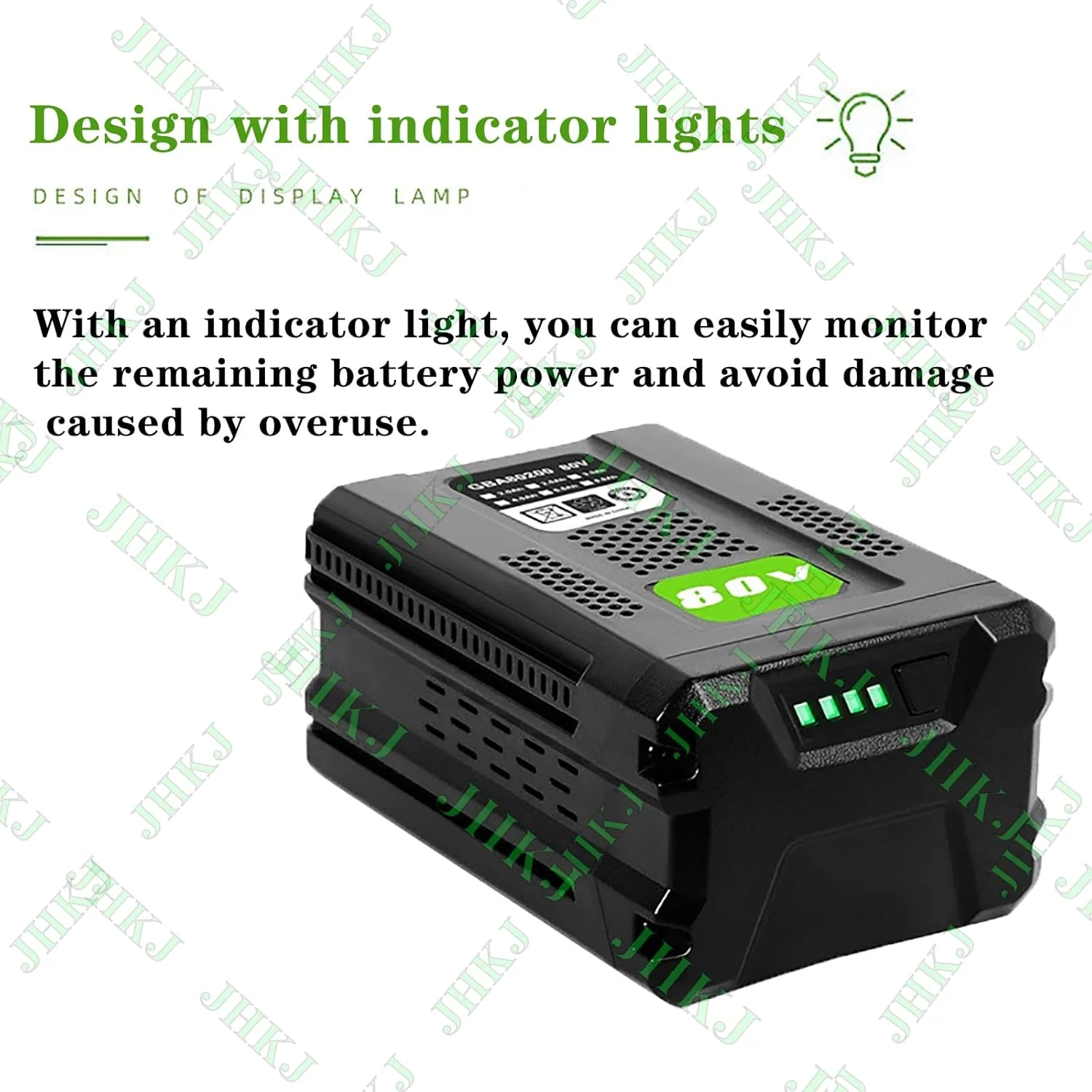 باتری های قابل تعویض 80 ولت ابزار برقی بی سیم 4000mAh 6000mAh 8000mAh لیتیوم یونی برای سری GBA80300/GBA80200/GBA80250 باتری های قابل تعویض 80 ولت ابزار برقی بی سیم 4000mAh 6000mAh 8000mAh لیتیوم یونی برای سری GBA80300/GBA80200/GBA80250