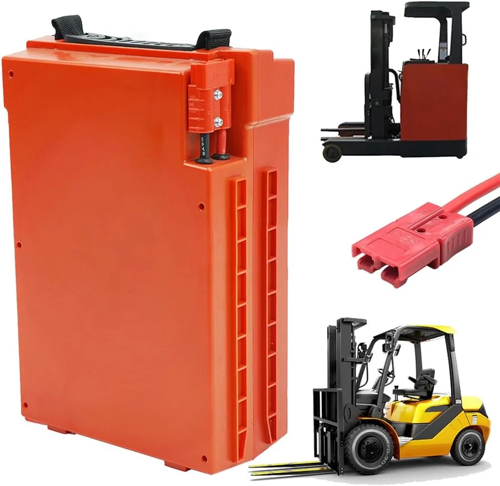 باتری لیتیوم آهن فسفات 48 ولت 48V 15Ah 20Ah باتری لیفتراک برقی برای کیت های تبدیل موتور 700W-1000W با دسته قابل حمل