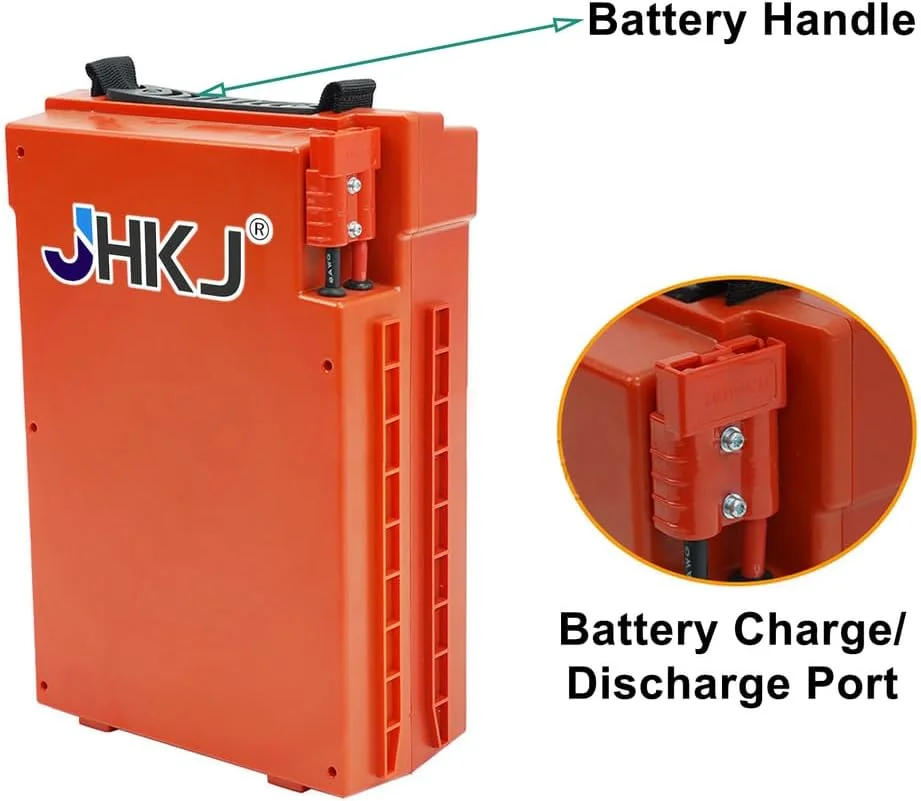 باتری لیتیوم آهن فسفات 48 ولت 48V 15Ah 20Ah باتری لیفتراک برقی برای کیت های تبدیل موتور 700W-1000W با دسته قابل حمل باتری لیتیوم آهن فسفات 48 ولت 48V 15Ah 20Ah باتری لیفتراک برقی برای کیت های تبدیل موتور 700W-1000W با دسته قابل حمل