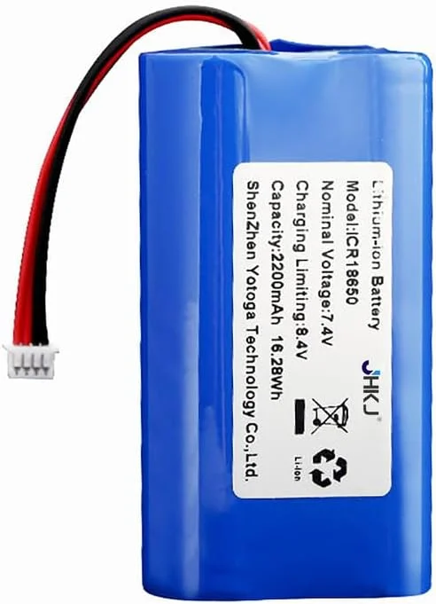 بسته باتری لیتیوم-یونی قابل شارژ 7.4 ولت 2600 میلی آمپر ساعت 3000 میلی آمپر ساعت 3350 میلی آمپر ساعت برای محصولات الکترونیکی DIY/اسباب بازی/روشنایی/تجهیزات، 7.4v2600mah