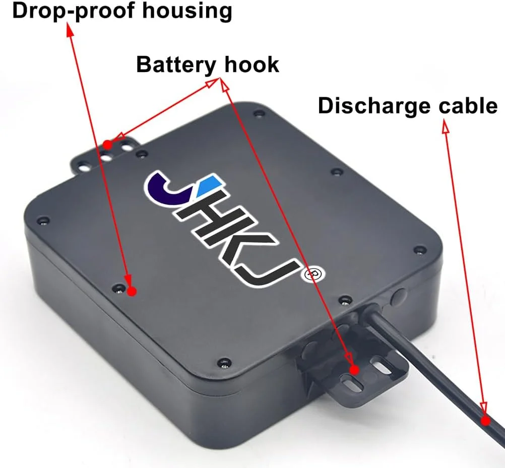 باتری لیتیوم-یونی 24 ولت قابل شارژ 24V 6Ah 8Ah 10Ah برای ویلچر برقی به همراه قلاب برای کیت های تبدیل موتور 100W-250W