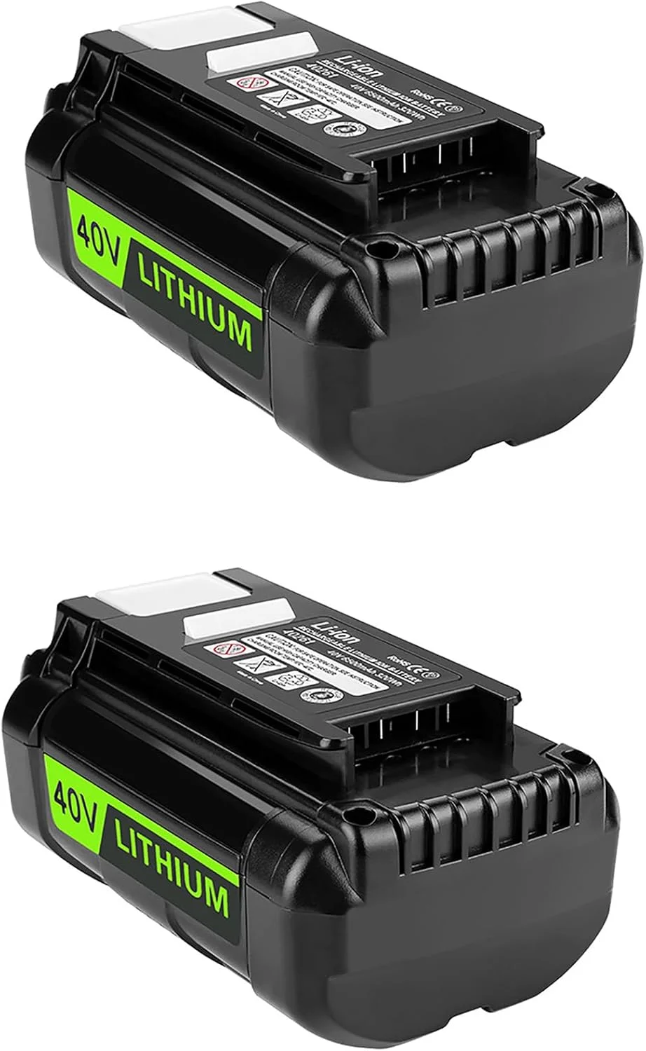 باتری ابزار لیتیوم-یونی 40 ولت 5 آمپر ساعت، باتری دمنده 40 ولت 5000 میلی آمپر ساعت، باتری ابزار برقی برای سری باتری های ماشین چمن زنی OP4026A OP4050