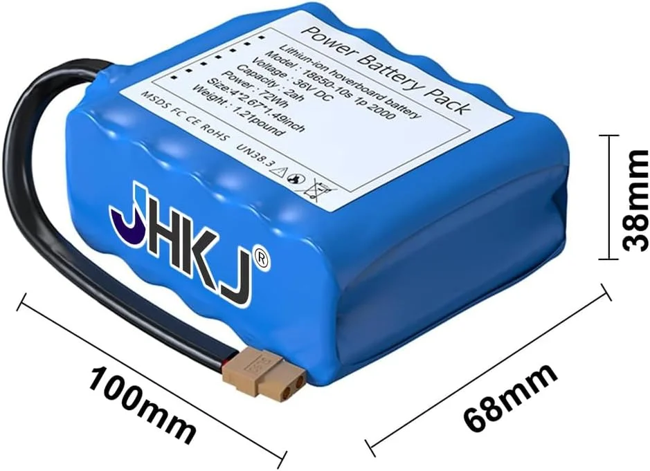 باتری لیتیوم یونی 36 ولت 2 آمپر ساعت برای اسکوتر 72 وات و کیت های تبدیل موتور باتری لیتیوم یونی 36 ولت 2 آمپر ساعت برای اسکوتر 72 وات و کیت های تبدیل موتور