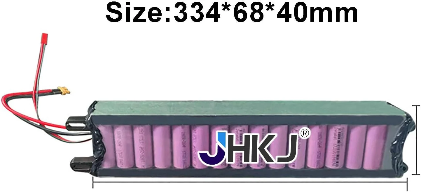 بسته باتری لیتیومی اسکوتر برقی 36 ولت با ظرفیت بالا 4.4 آمپر ساعت، 5.2 آمپر ساعت، 6.6 آمپر ساعت، 7.8 آمپر ساعت، 10.4 آمپر ساعت، جایگزین باتری لیتیوم یونی برای کیت موتور اسکوتر برقی M365