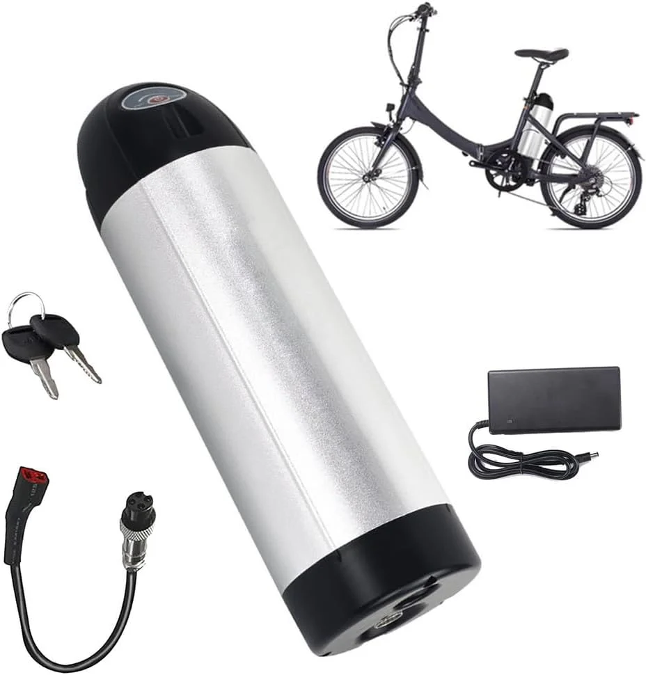 باتری طرح کتری 24 ولت 20 آمپر ساعت باتری دوچرخه برقی 36 ولت 15 آمپر ساعت باتری لوله پایین 48 ولت 10 آمپر ساعت باتری های قابل تعویض با شارژر برای موتور 200W-800W