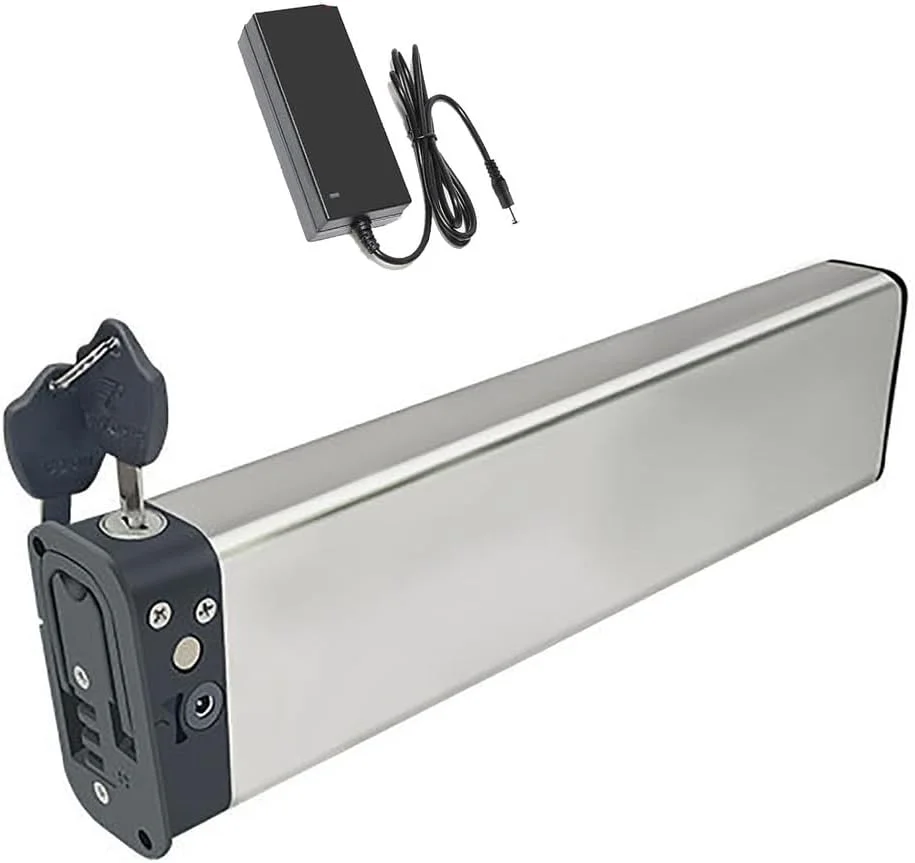 باتری تاشو دوچرخه برقی 36 ولت 8 آمپر ساعت 10 آمپر ساعت لیتیوم یون با دسته قابل حمل و قفل ایمنی باتری قابل تعویض 36 ولت برای کیت های موتور 0-360 وات