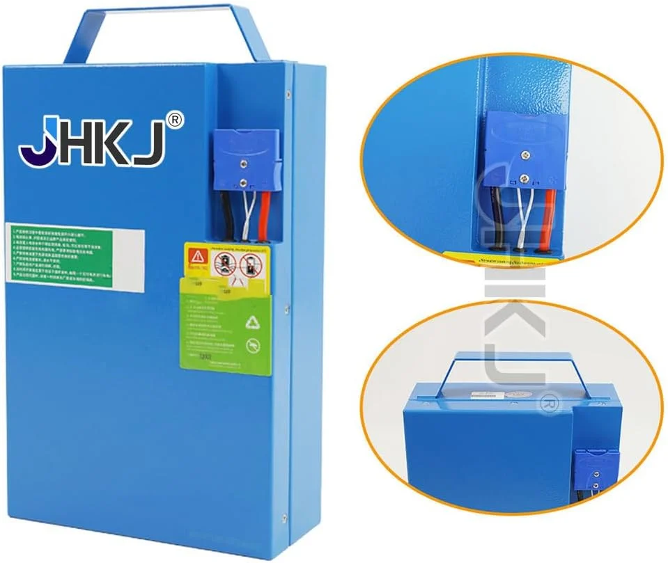 باتری لیتیومی 48 ولت 20 آمپر ساعت برای لیفتراک برقی با دسته قابل حمل، مناسب برای کیت های تبدیل موتور 950 وات