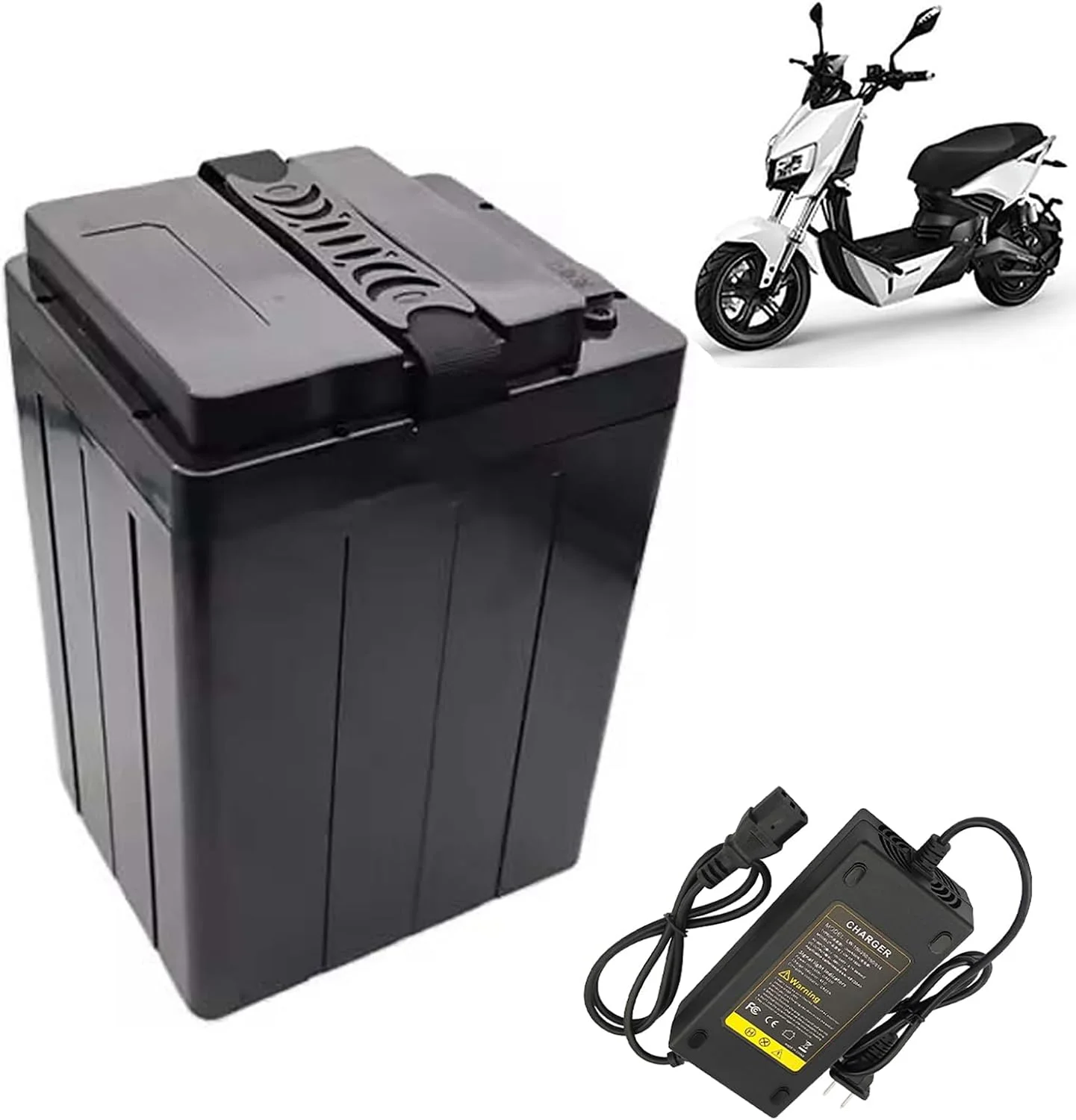 باتری لیتیومی 48 ولت 40 آمپر ساعت، باتری دوچرخه برقی 60 ولت 30 آمپر ساعت، باتری قابل تعویض 72 ولت 20 آمپر ساعت، باتری لیتیومی داخلی با شارژر برای کیت موتور 950 وات - 2400 وات