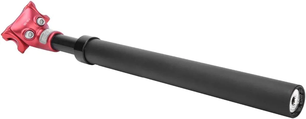 میله زین تعلیق بلند شیکریس 27.2 X 350 میلی متر آلیاژ آلومینیوم عالی برای دوچرخه های کوهستانی [1 عدد تعلیق]