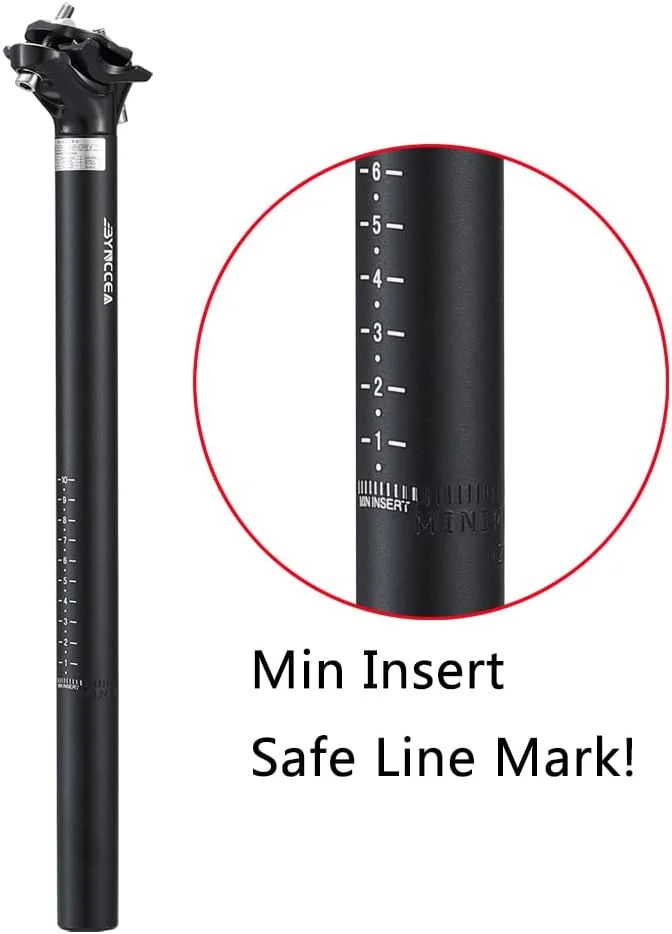 لوله زین دوچرخه Bynccea سایزهای 27.2mm 30.9mm 31.6mm طول 400mm مناسب برای دوچرخه کوهستان، جاده و BMX لوله زین دوچرخه Bynccea سایزهای 27.2mm 30.9mm 31.6mm طول 400mm مناسب برای دوچرخه کوهستان، جاده و BMX