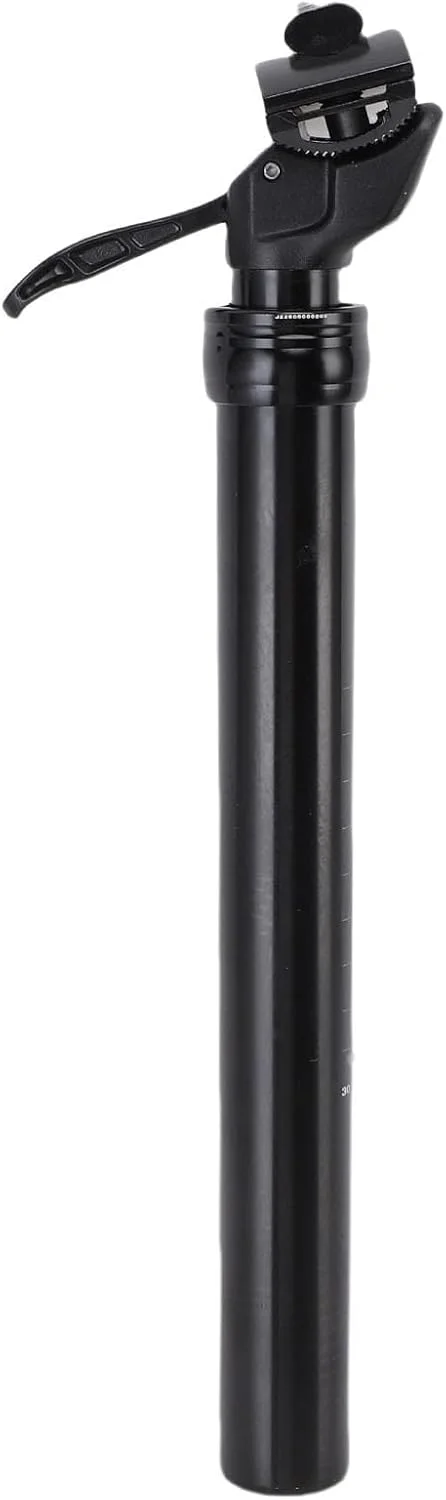 میله زین دوچرخه با سیستم تعلیق، کمک فنرهای قابل تنظیم، اهرم دستی 30.9 میلی متر، کورس 125 میلی متر، آلیاژ آلومینیوم برای دوچرخه سواری، تنظیمات آسان میله زین دوچرخه با سیستم تعلیق، کمک فنرهای قابل تنظیم، اهرم دستی 30.9 میلی متر، کورس 125 میلی متر، آلیاژ آلومینیوم برای دوچرخه سواری، تنظیمات آسان