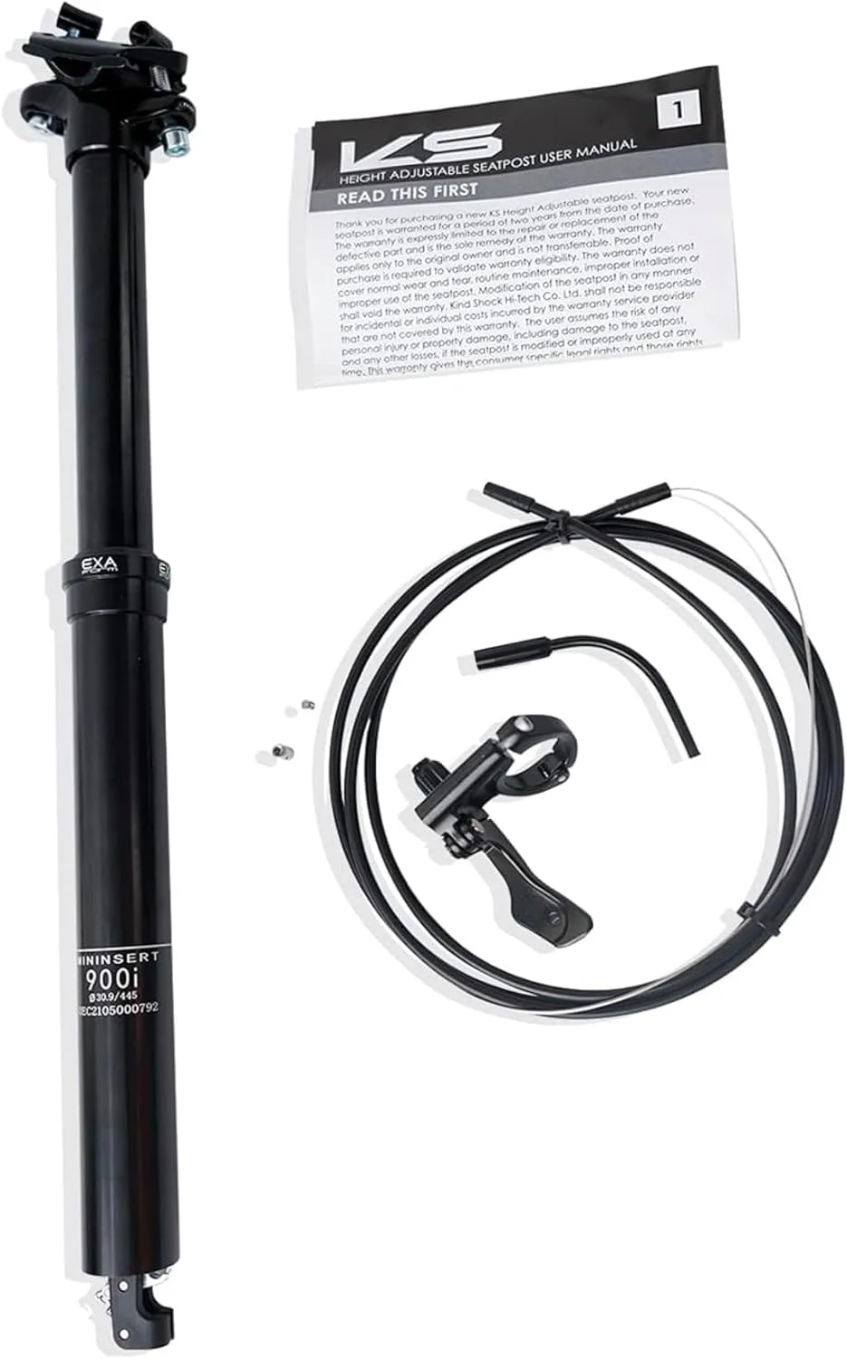 لوله زین تلسکوپی JGbike KS Kind Shock با ریموت کنترل 125mm 150mm e10r e10i e20R Rage-i EXaform 900i 27.2mm 30.9mm 31.6mm