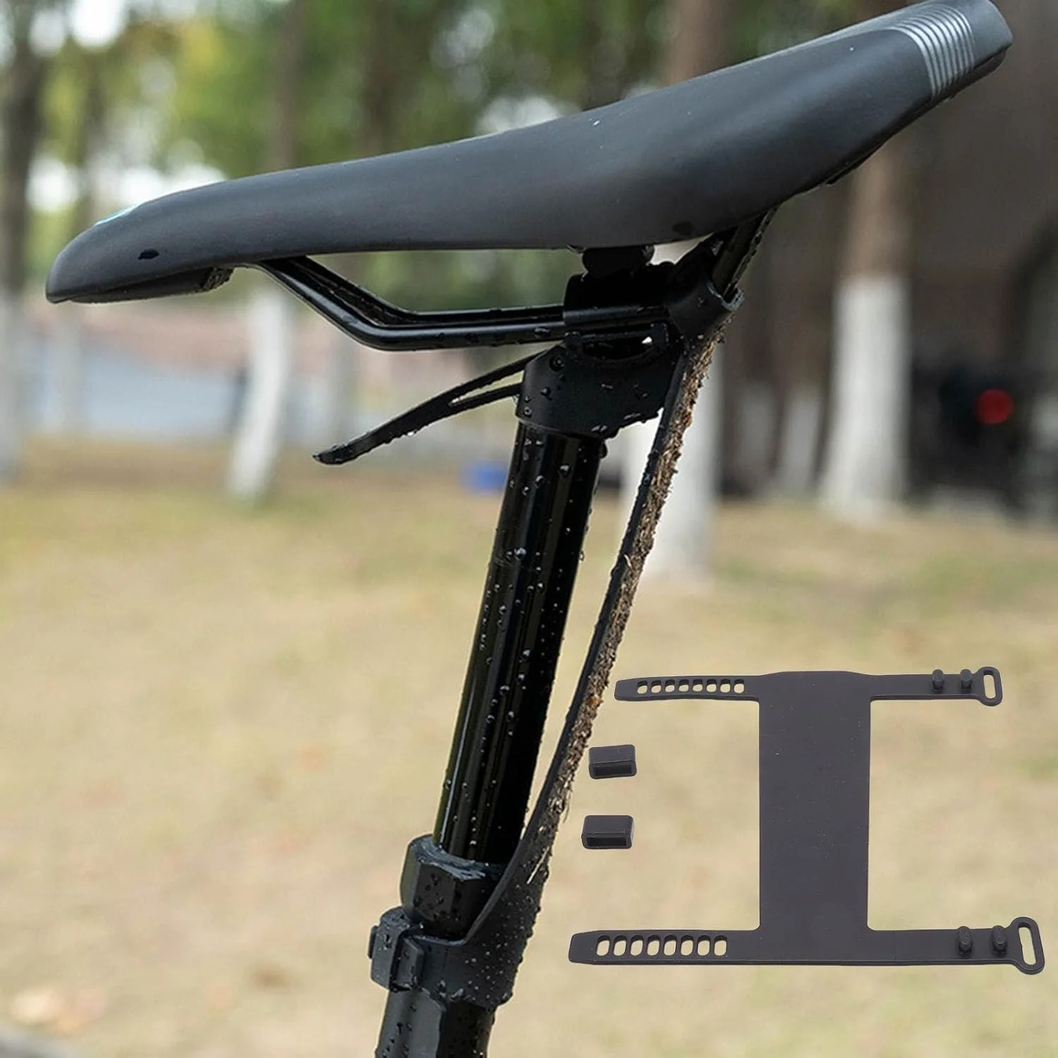 محافظ گل نشین میله زین دوچرخه جیاوو، محافظ بادوام سیلیکونی میله زین برای لوازم جانبی دوچرخه کوهستان محافظ گل نشین میله زین دوچرخه جیاوو، محافظ بادوام سیلیکونی میله زین برای لوازم جانبی دوچرخه کوهستان