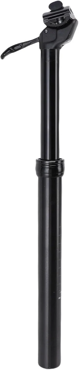 میله زین دوچرخه، کمک فنرهای میله زین دوچرخه با عملکرد دستی 30.9 میلی متر 125 میلی متر با قابلیت تنظیم ارتفاع، میله قطره چکان آلیاژ آلومینیوم برای دوچرخه سواری، مناسب برای همه