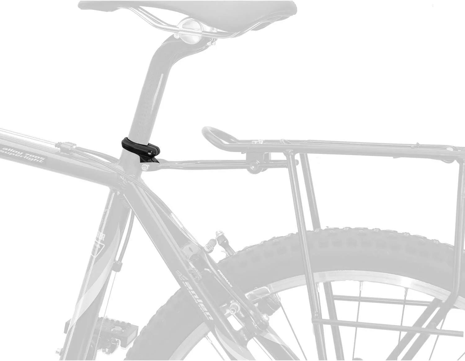 بست لوله زین M-Wave با محل نصب باربند