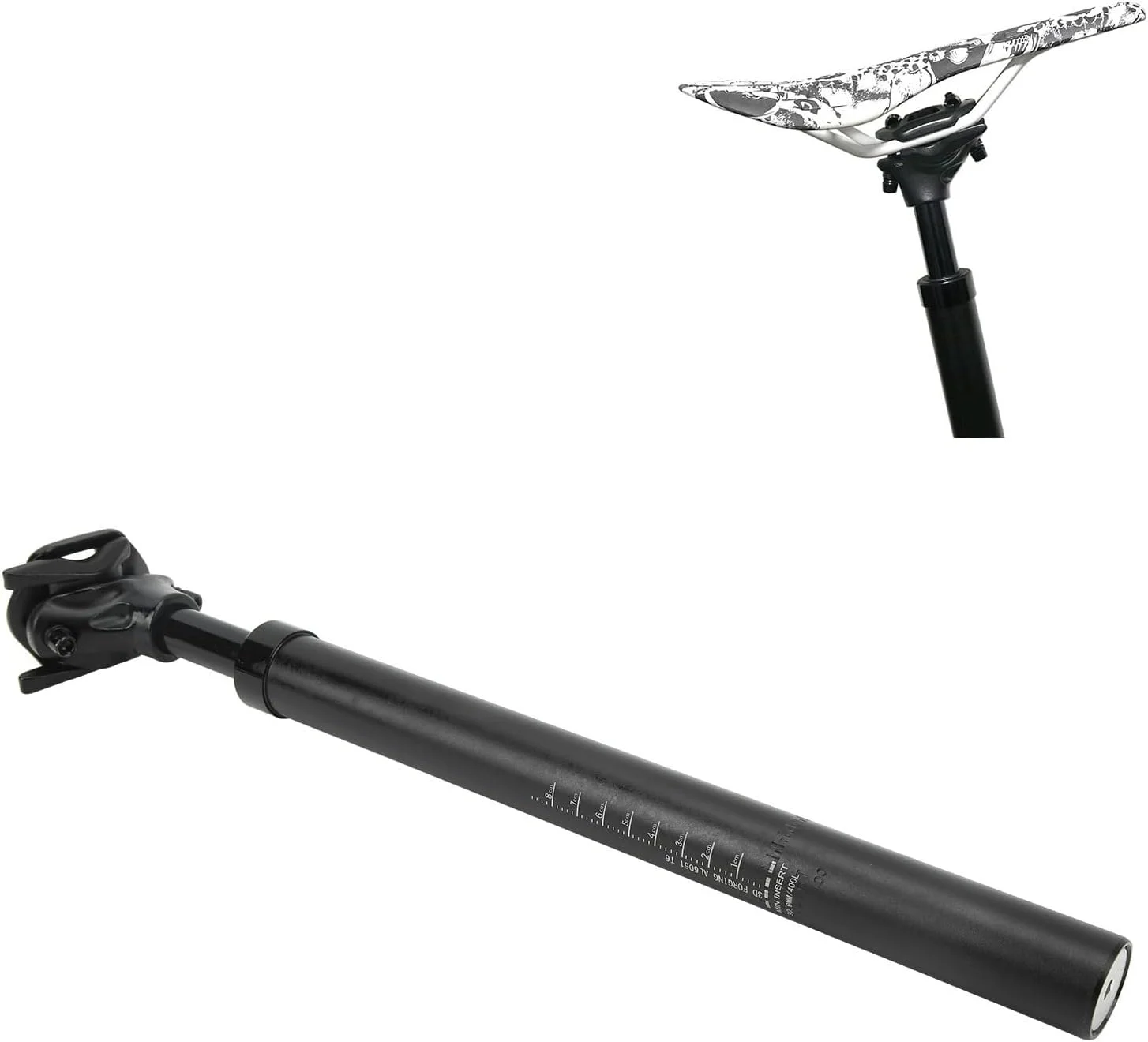 میله زین دوچرخه آلومینیومی کیکومی 400 میلی‌متری، میله ماشین‌کاری شده CNC با قطر 30.9 میلی‌متر به عنوان جایگزین هنگام سواری