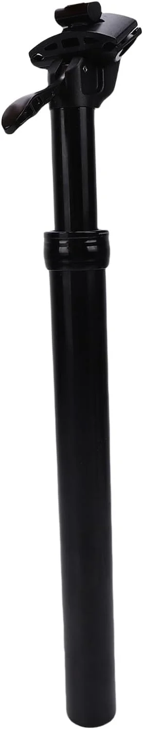 میله زین دوچرخه کمک فنردار آلومینیومی 31.6 میلی متری با کورس 150 میلی متر برای اکثر دوچرخه ها، ارائه کنترل دستی ساده برای بالا و پایین آوردن میله زین دوچرخه کمک فنردار آلومینیومی 31.6 میلی متری با کورس 150 میلی متر برای اکثر دوچرخه ها، ارائه کنترل دستی ساده برای بالا و پایین آوردن