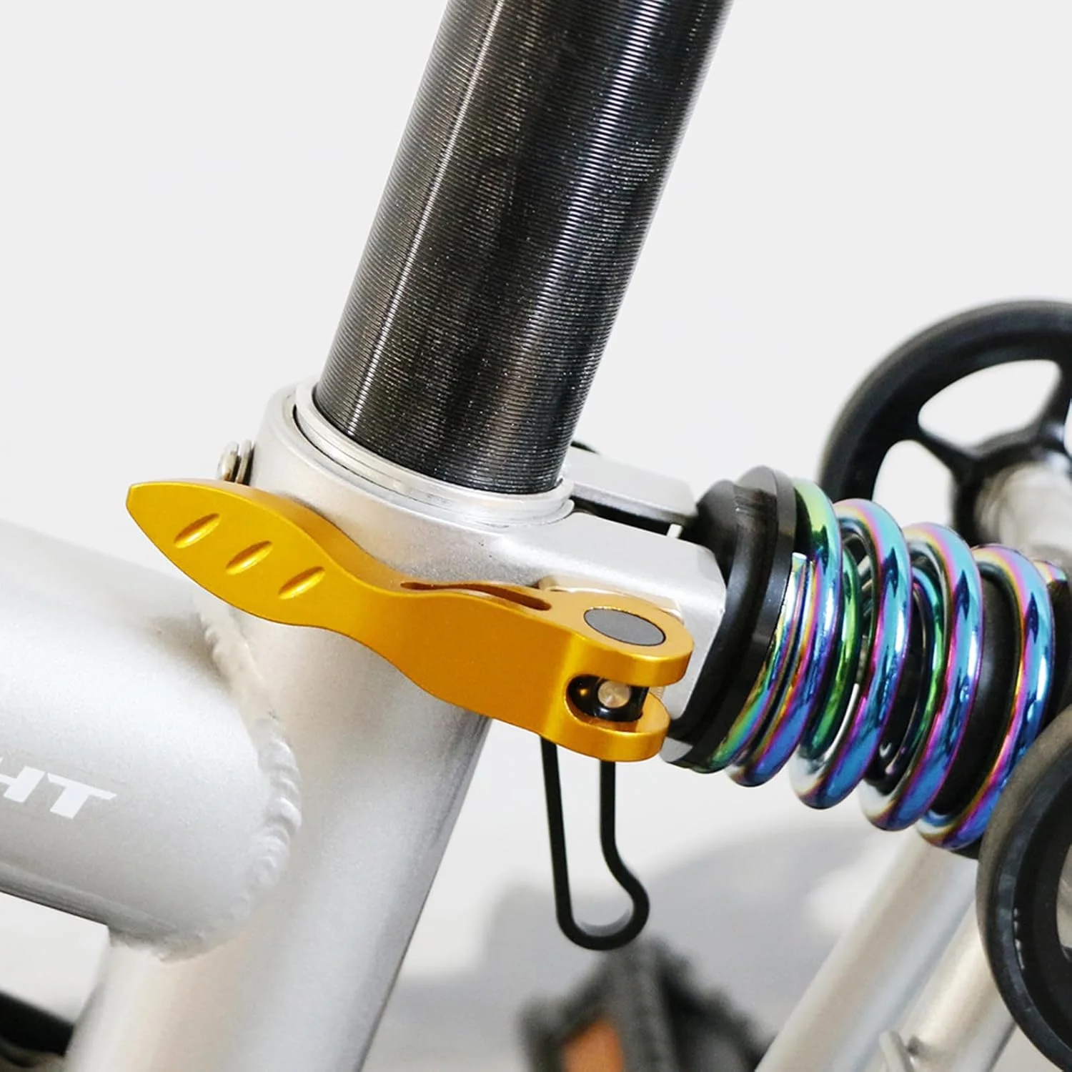 بست لوله زین دوچرخه با دوام، رهاسازی سریع، میله زین تاشو، لوازم دوچرخه سواری در فضای باز، نصب آسان