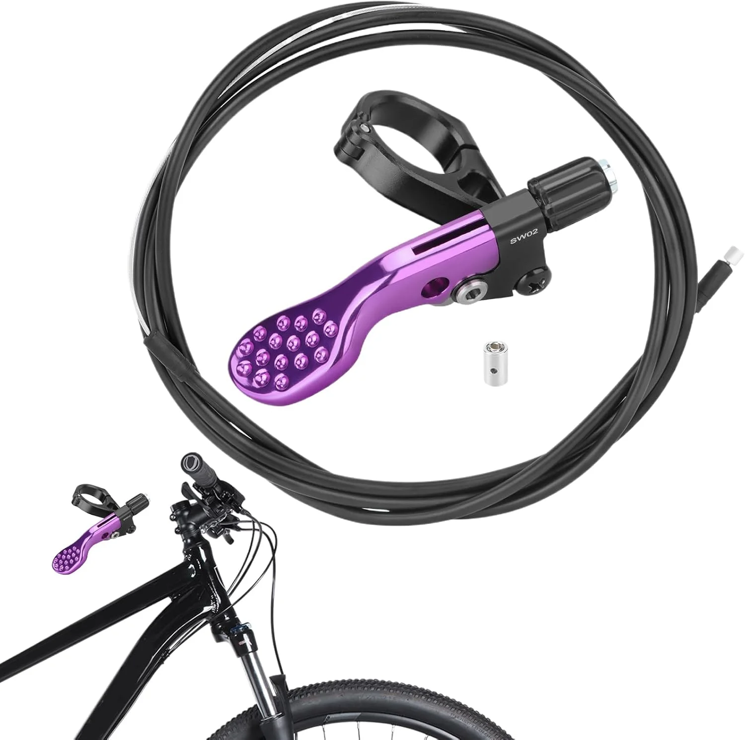 اهرم کنترل از راه دور برای لوله زین دوچرخه سواری - کیت اهرم کنترل از راه دور، کیت، تعویض دنده لوله زین، قطره چکان اهرم کنترل از راه دور برای لوله زین دوچرخه سواری - کیت اهرم کنترل از راه دور، کیت، تعویض دنده لوله زین، قطره چکان