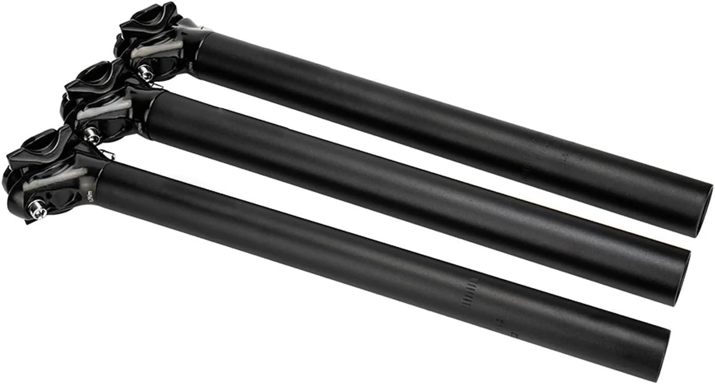 میله زین دوچرخه آلیاژ آلومینیوم با قابلیت تنظیم ارتفاع برای دوچرخه سواری روان در جاده، میله زین سبک وزن