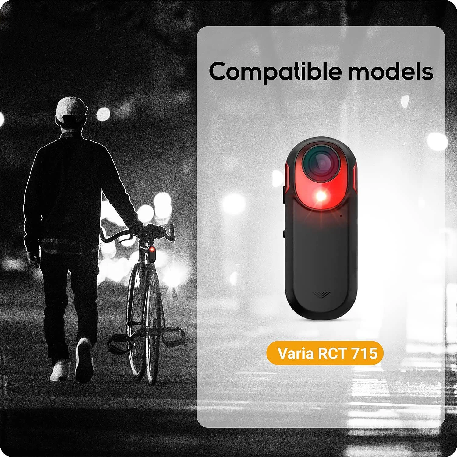 پایه نگهدارنده میله زین دوچرخه توسيتا سازگار با Garmin Varia RCT715 - سازگاری با میله زین گرد، D شکل و آیرودینامیک