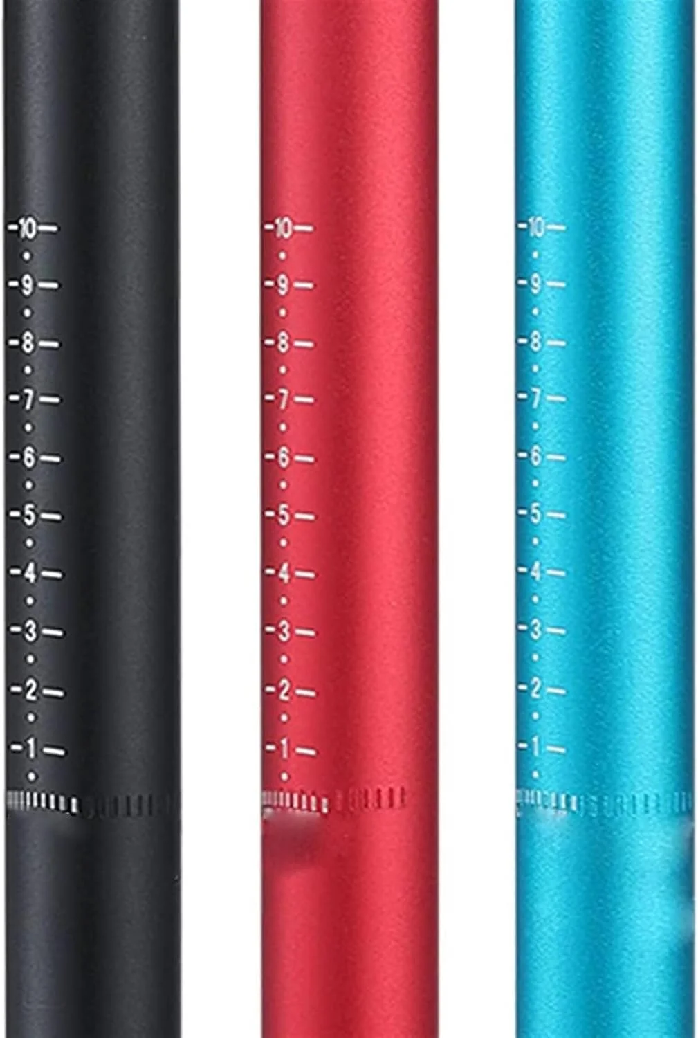 میله زین دوچرخه THE WHITE SHOP، بست لوله زین دوچرخه 27.2 قابل تنظیم برای دوچرخه های کورسی و کوهستان، لوله زین کمک فنردار دوچرخه کوهستان 27.2 * 400 میلی متر (مشکی)