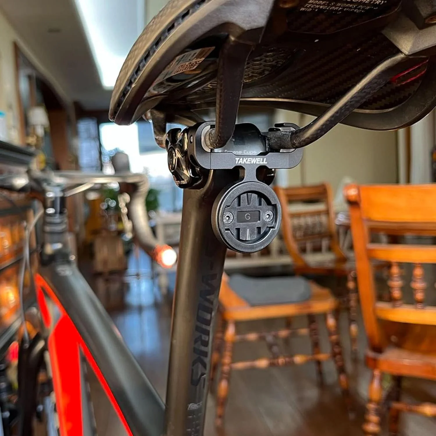 پایه نگهدارنده رادار عقب دوچرخه گارمین Varia، سازگار با RTL500, RTL510, RTL515, RVR315، بسیار محکم، آلیاژ آلومینیوم پایه نگهدارنده رادار عقب دوچرخه گارمین Varia، سازگار با RTL500, RTL510, RTL515, RVR315، بسیار محکم، آلیاژ آلومینیوم