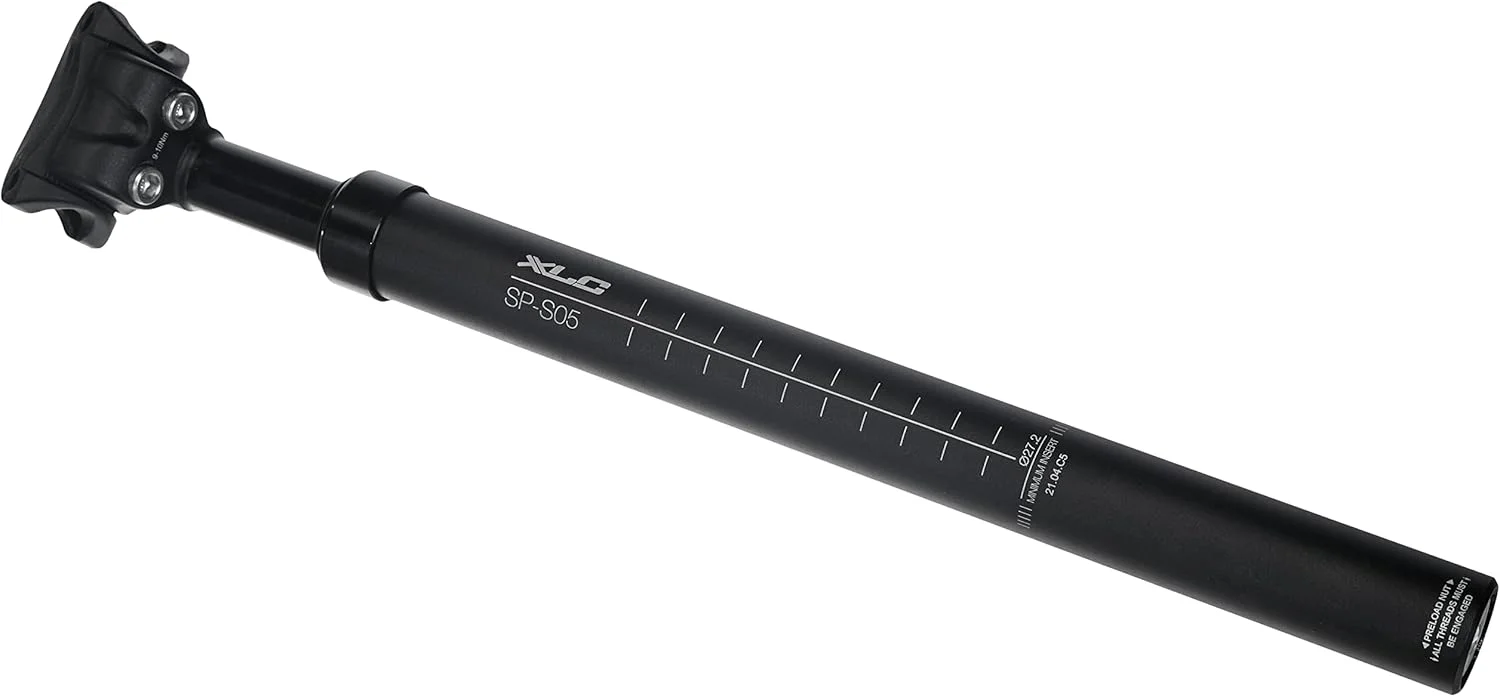 لوله زین فنردار XLC Pro SP-S05 راحت، دارای سر دوقلو برای ایمنی بیشتر و ساخته شده از آلومینیوم فورج 6061 لوله زین فنردار XLC Pro SP-S05 راحت، دارای سر دوقلو برای ایمنی بیشتر و ساخته شده از آلومینیوم فورج 6061