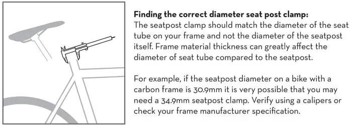 بست لوله زین ماشین‌کاری شده دقیق Wolf Tooth (مشکی، 34.9/35 میلی‌متر)