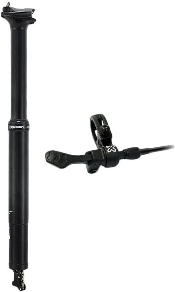 لوله زین تلسکوپی ریموت دار X-Fusion Manic Integra، سایز 34.9x437.5 میلی متر، طول کورس: 150 میلی متر، 22-XPMCMLG-150-001، YB2688